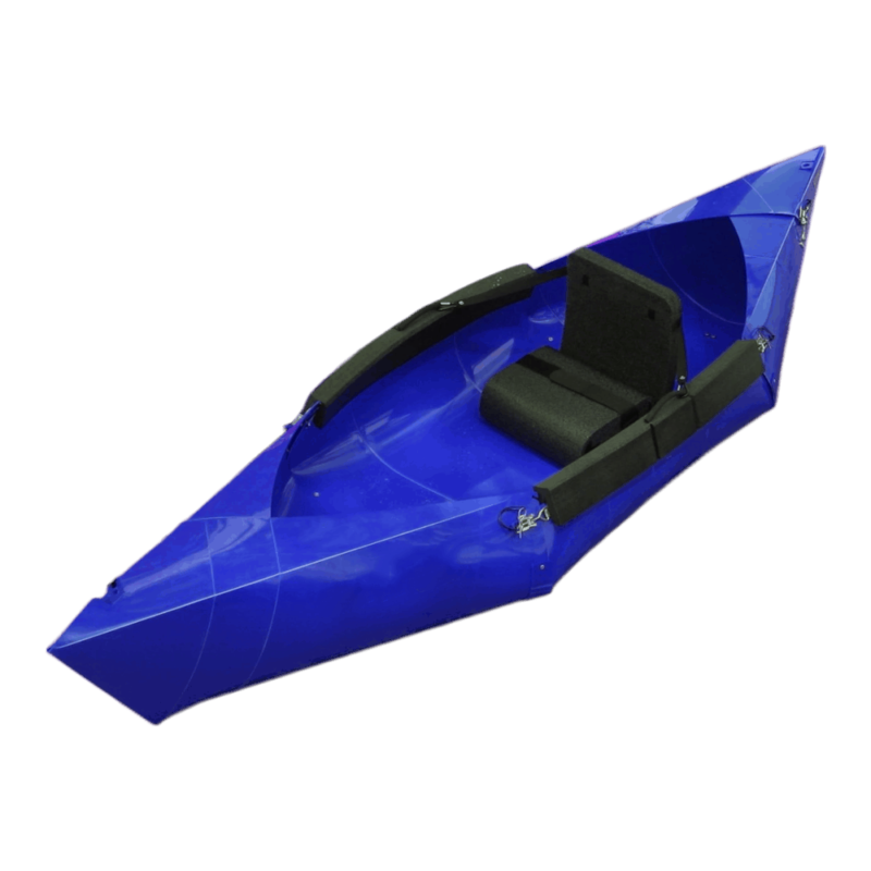 blue kayak